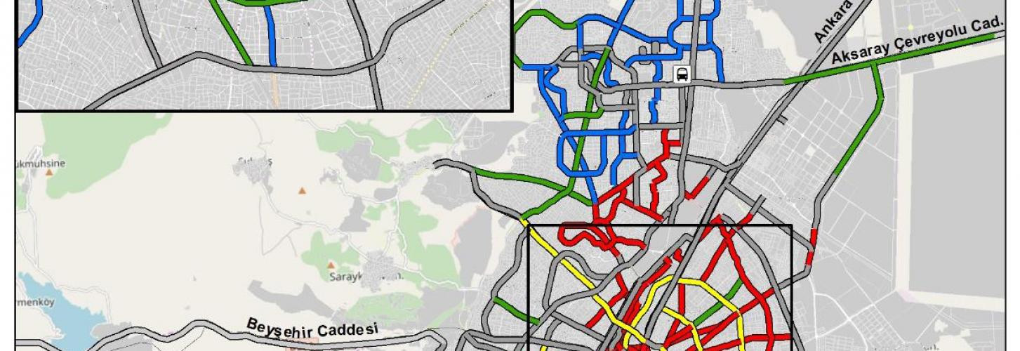 Konya Bicycle Transportation Master Plan Preliminary Projects of Bicycle Path Corridors