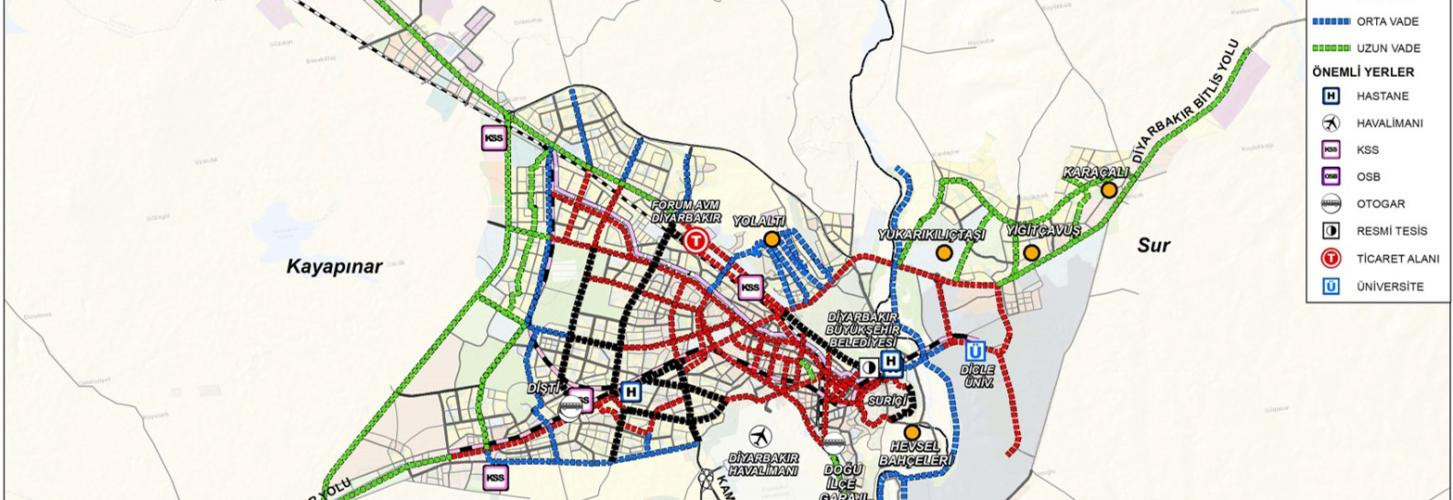 Diyarbakır Ulaşım Ana Planı Güncellenmesi 2040